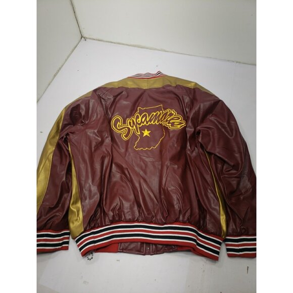 Vintage Steve and Barrys Men's LSU Sycamores Varsity Jacket Bomber Size XL - Picture 8 of 15